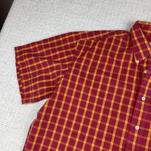 VTG Pierre Balmain Men’s Short Sleeve Plaid Button Up Shirt Size 5 France Made - Picture 3 of 16